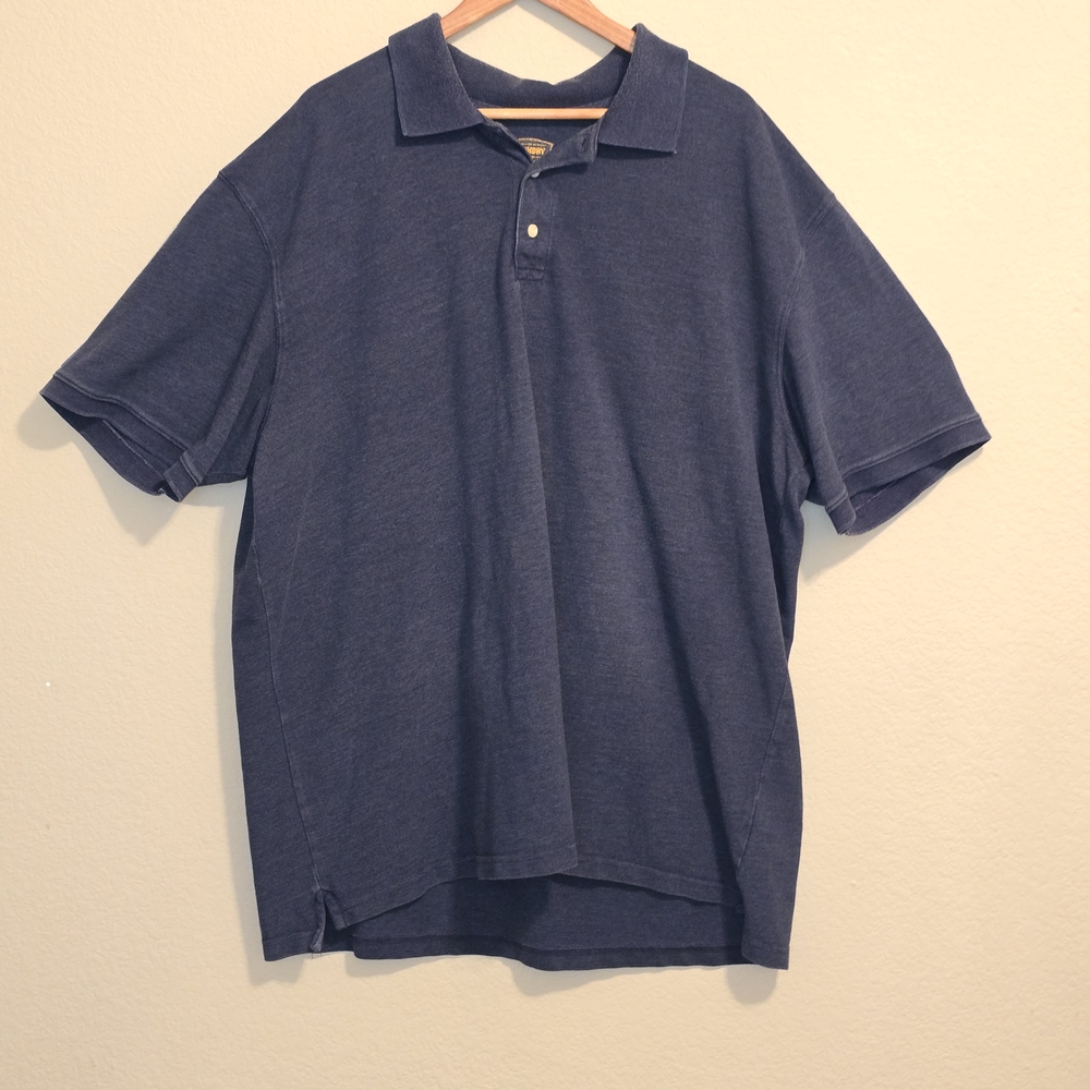 The Foundry Supply Co. Dark Blue Polo Shirt
